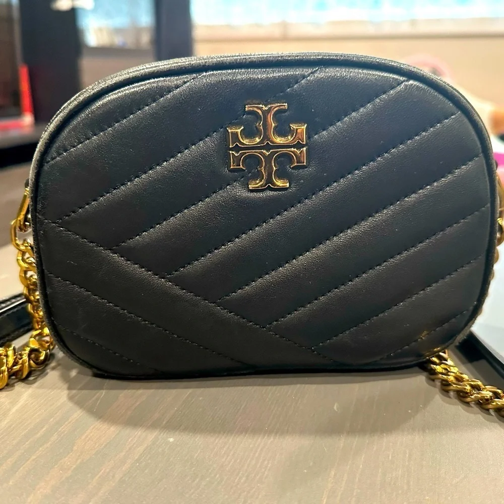 Tory Burch Kiera Small Chevron Leather Bag